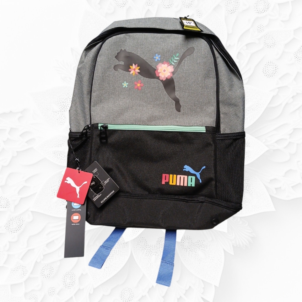 Puma Logo Eclipse backpack black/multi color